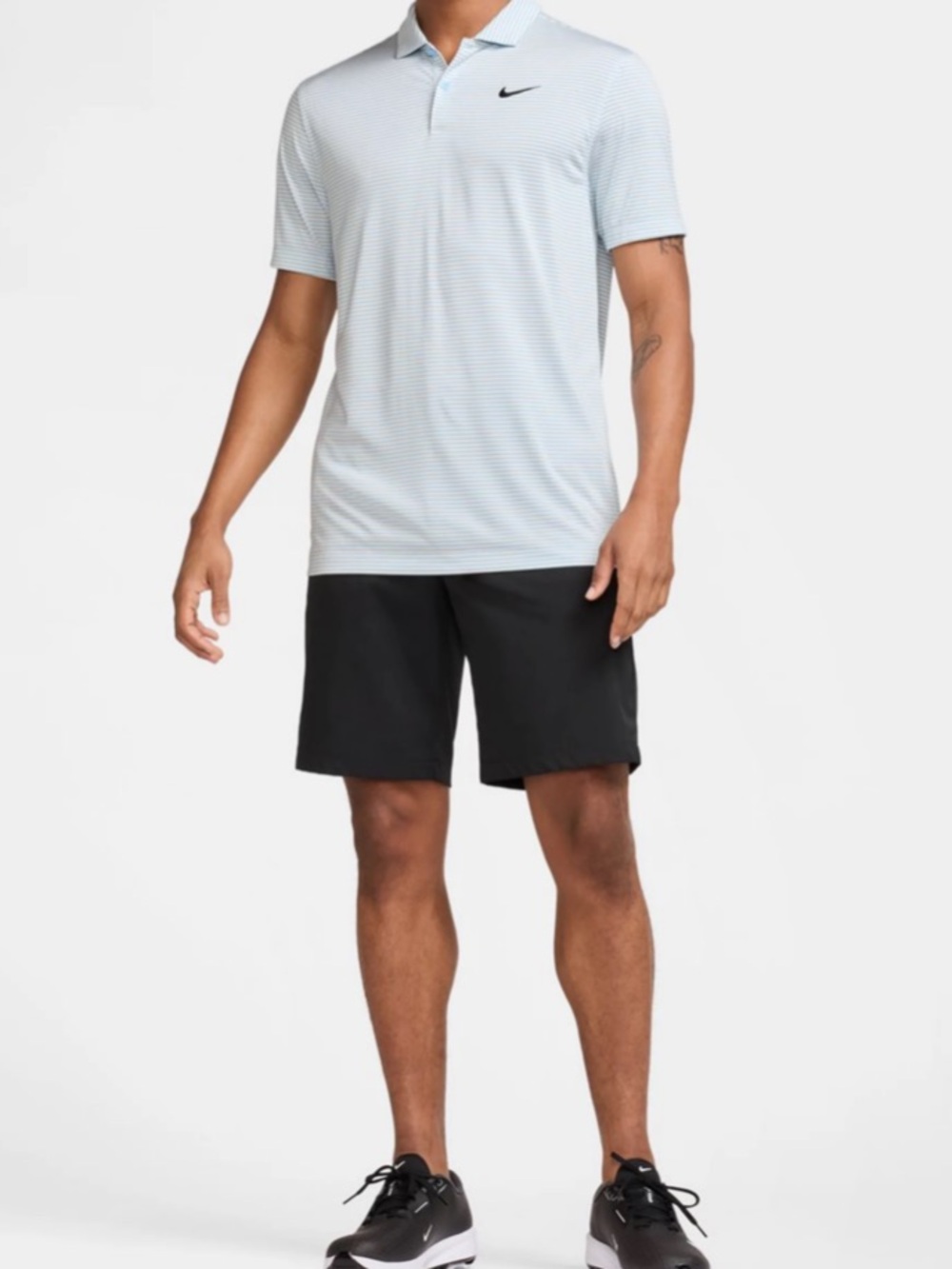 Men’s Nike Striped Dri-FIT Golf Polo